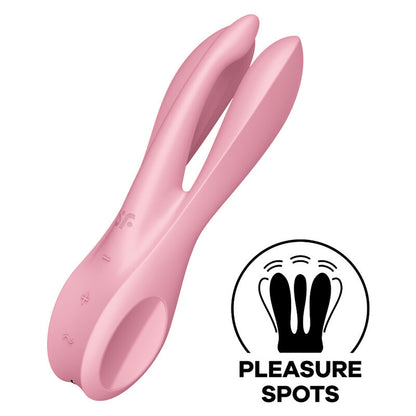 Vibratore Threesome 1 rosa di Satisfyer, immagine 2