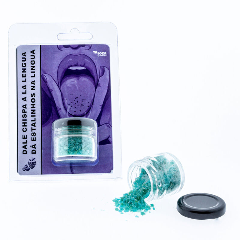 Massaggiatore wand frizzante per la Lingua! baci Magici lampone blu di Taloka, immagine 2