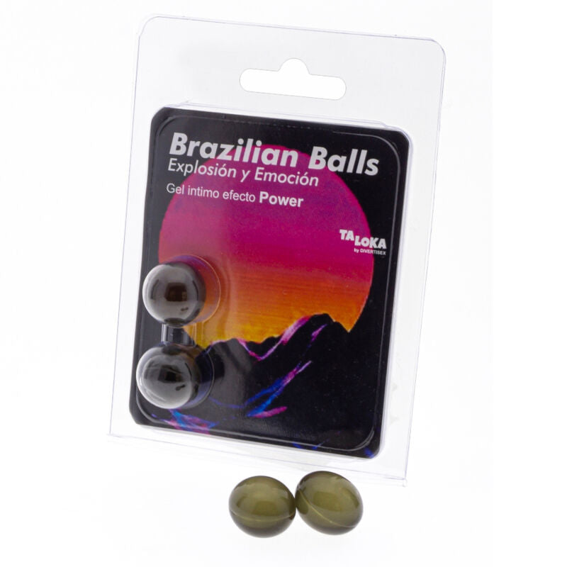Sfere 2 brasiliane gel emozionante effetto power di Taloka, immagine 2