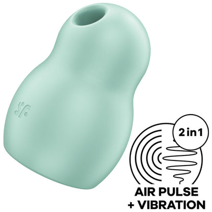 Pro to go 1 doppio stimolatore e vibratore verde di Satisfyer
