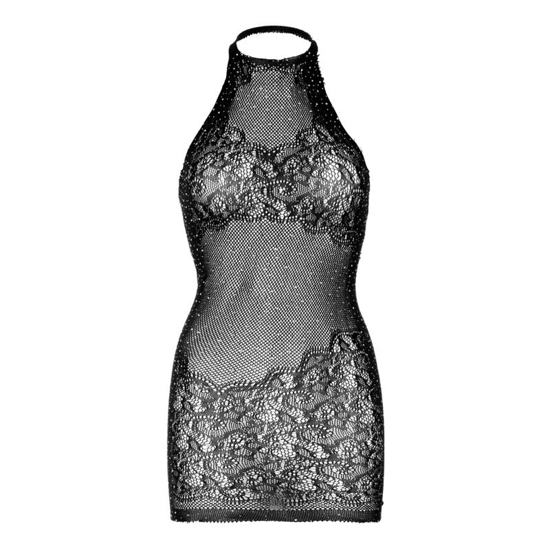 Abito con strass Mini taglia unica - nero di Leg Avenue, immagine 3