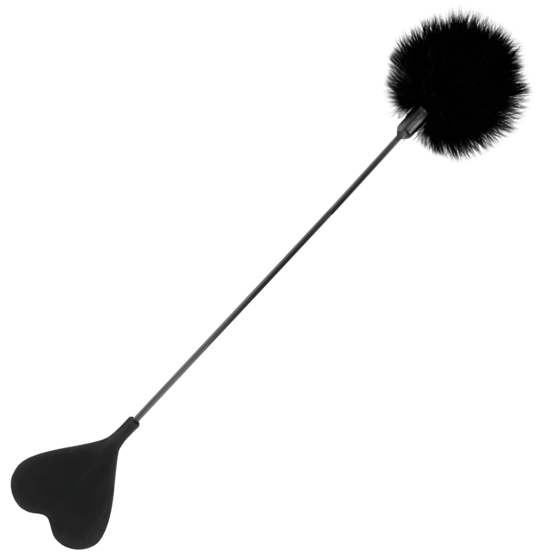 Frusta di piume black love 40 cm di Darkness
