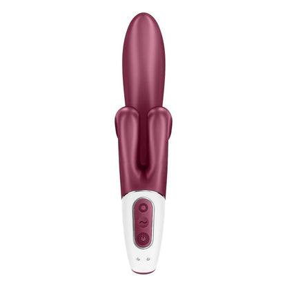 Vibratore rabbit vibrazione touch me rosso di Satisfyer, immagine 4