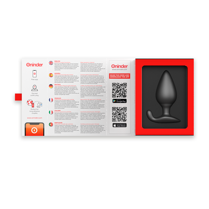 Plug anale vibrante Rio nero - APP gratuita di Oninder, immagine 5