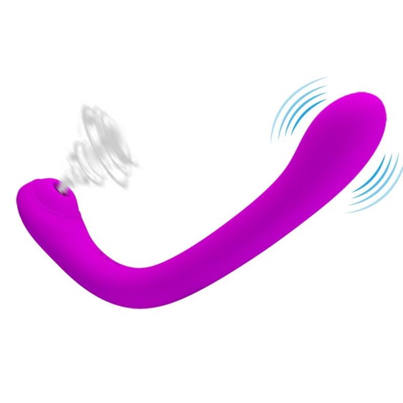 Vibratore e Succhiacli Alex lilac di Pretty Love