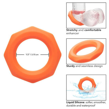 Anello alpha Sexagon arancione di Calexotics, immagine 4