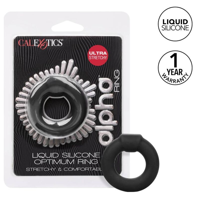 Anello alpha Optimum nero di Calexotics, immagine 2