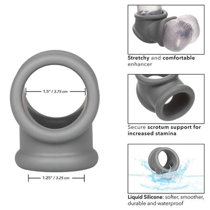 Anello alpha Precision grigio di Calexotics, immagine 3