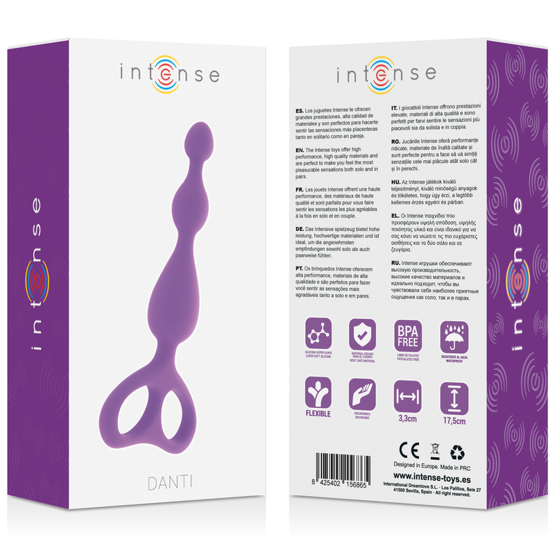 Sex toy anale Danti lilla di Intense, immagine 6