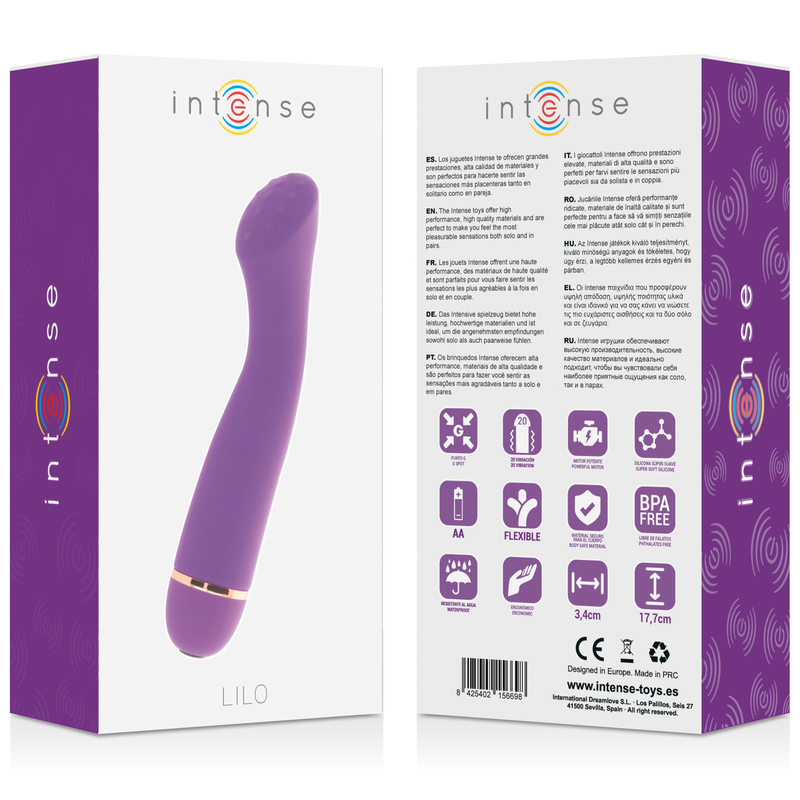 Sex toy Lilo 20 velocità silicone lilla di Intense, immagine 5