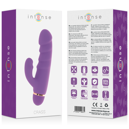 Sex toy Crass 20 velocità silicone lilla di Intense, immagine 6