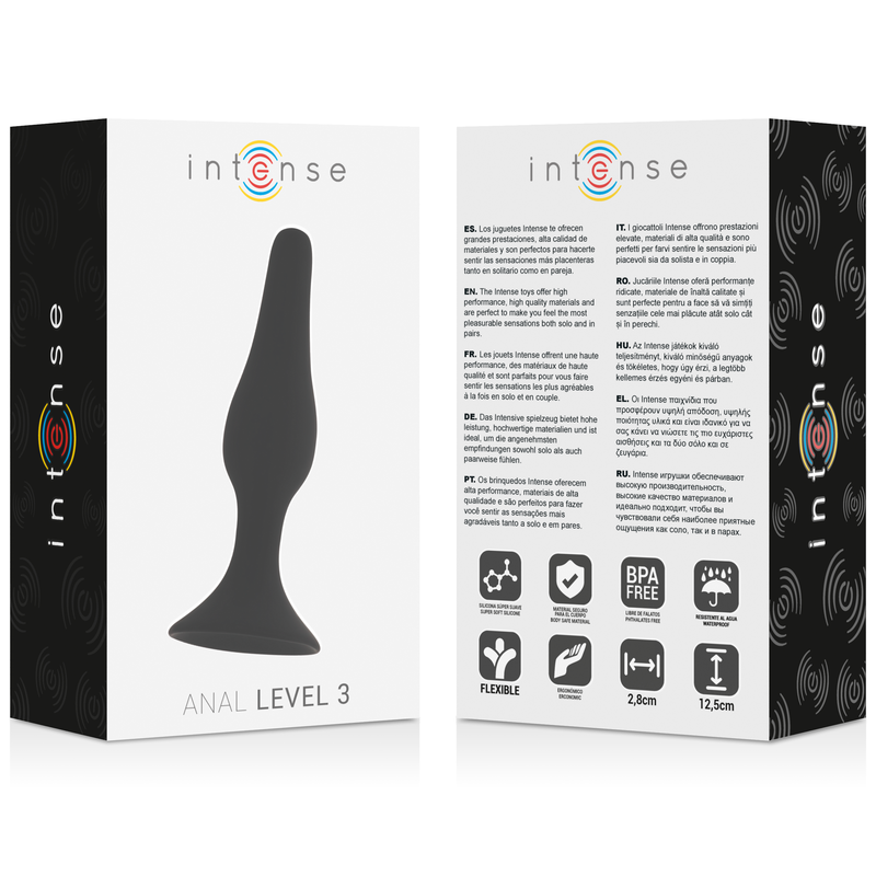 Anale livello 3 12,5 cm nero di Intense, immagine 4