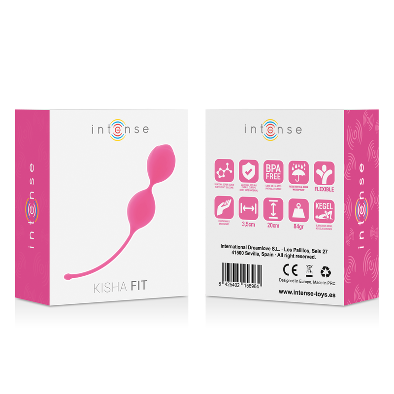 Kisha fit in silicone kegel fucsia di Intense, immagine 3