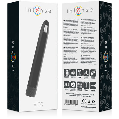 Vibratore Vito nero di Intense, immagine 4