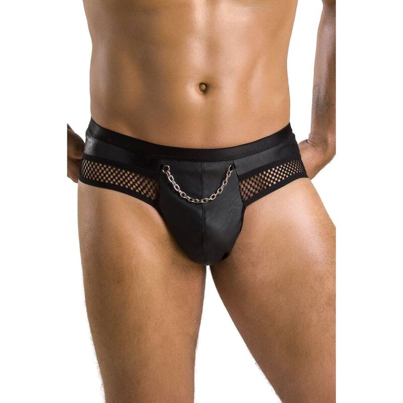 Slip 030 aperto Tom nero L/XL di Passion, immagine 3