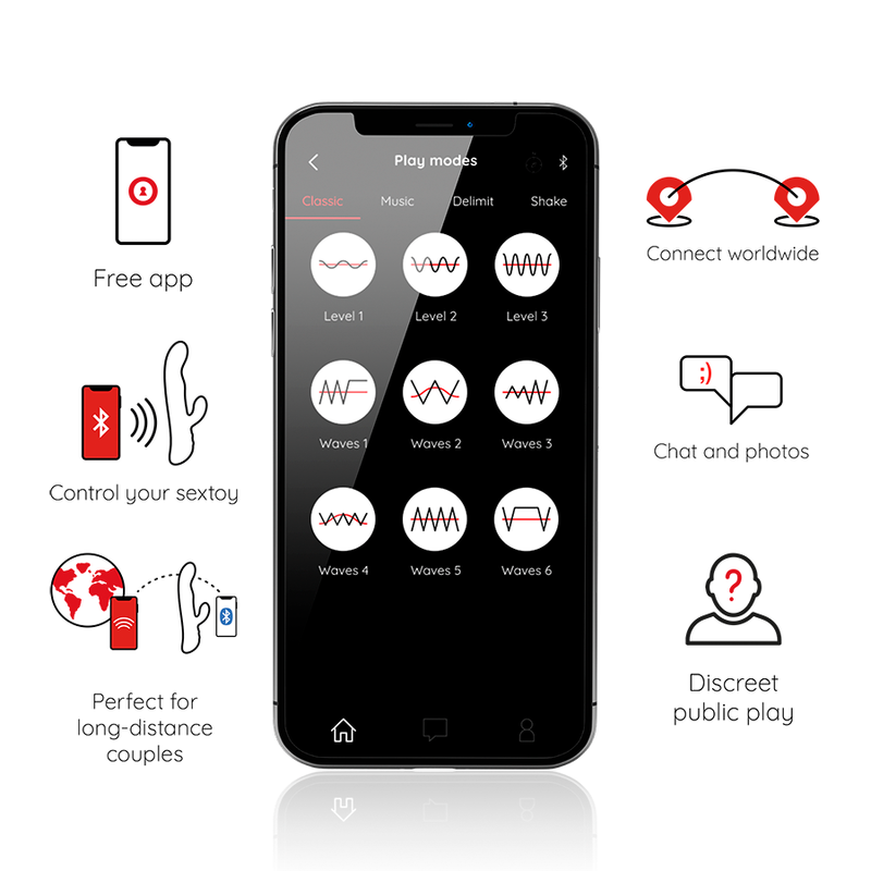 Ovetto vibrante vibrazione e rotazione Oslo nero - APP gratuita di Oninder, immagine 2