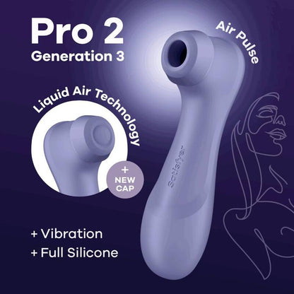 Sex toy tecnologia pro 2 generazione 3 aria liquida lilla di Satisfyer, immagine 5
