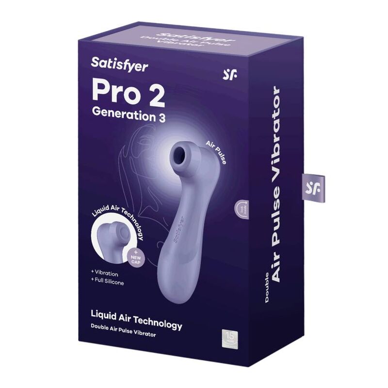 Sex toy tecnologia pro 2 generazione 3 aria liquida lilla di Satisfyer, immagine 6