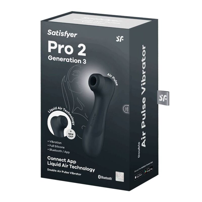 Ovetto vibrante pro 2 generazione 3 bluetooth nero e APP di Satisfyer, immagine 7