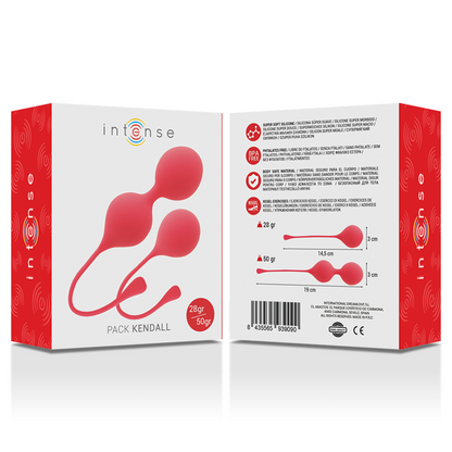 Sfere vaginali pack palle Kendall rosso di Intense, immagine 2