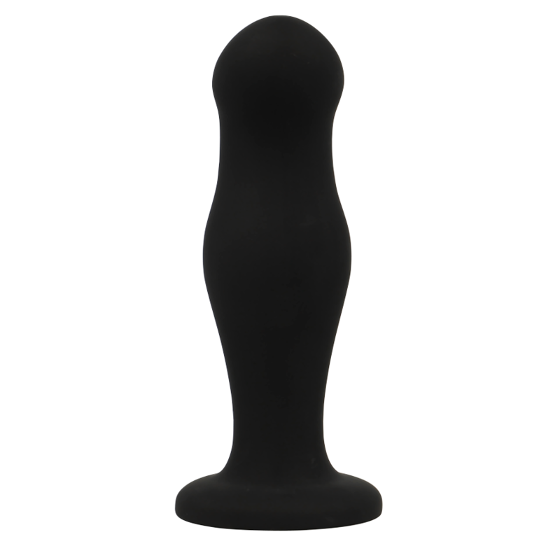 Plug anale Sean premium in silicone nero di Black&silver, immagine 3
