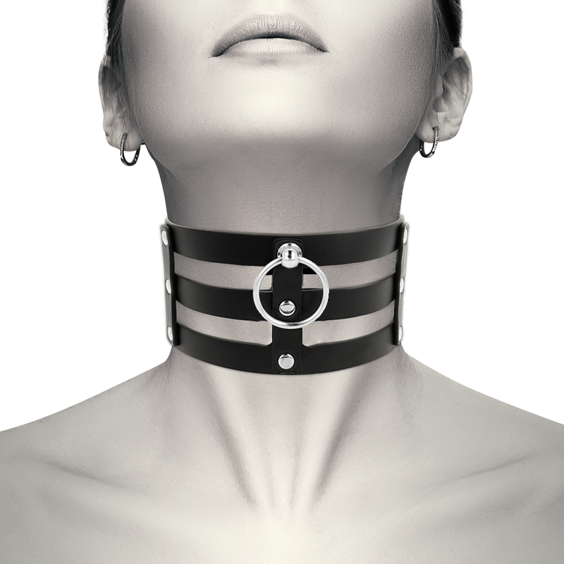 Accessorio sexy girocollo in pelle vegano stile fetish di Coquette Chic Desire, immagine 2