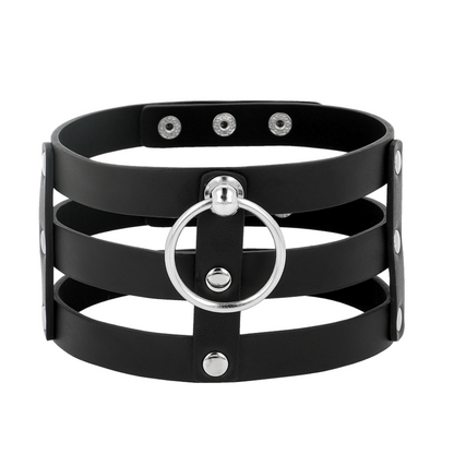 Accessorio sexy girocollo in pelle vegano stile fetish di Coquette Chic Desire, immagine 4