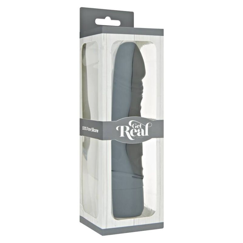 Vibratore nero originale classico di Get Real, immagine 3