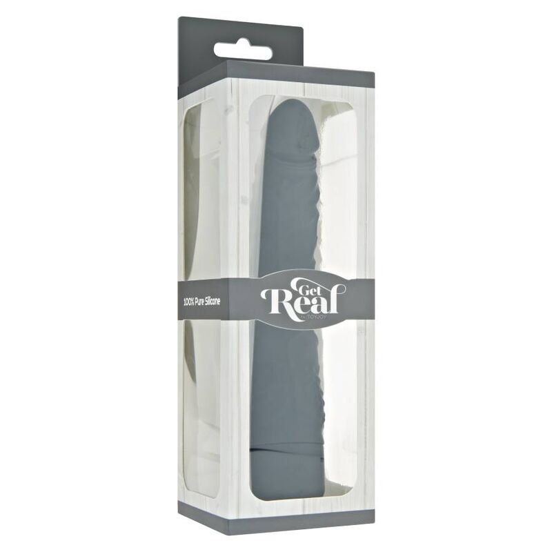 Vibratore classico slim nero di Get Real, immagine 3