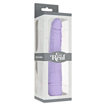 Vibratore classico slim viola di Get Real, immagine 3