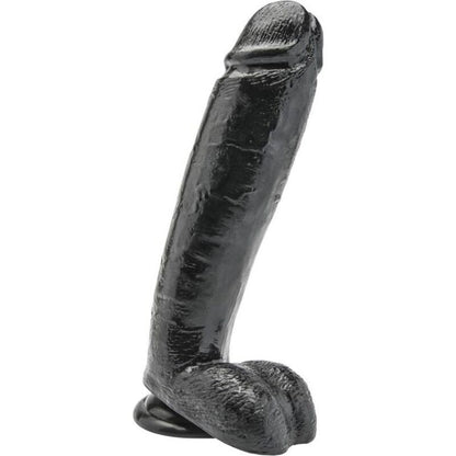 Dildo 25,5 cm con sfere nero di Get Real