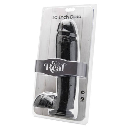 Dildo 25,5 cm con sfere nero di Get Real, immagine 2
