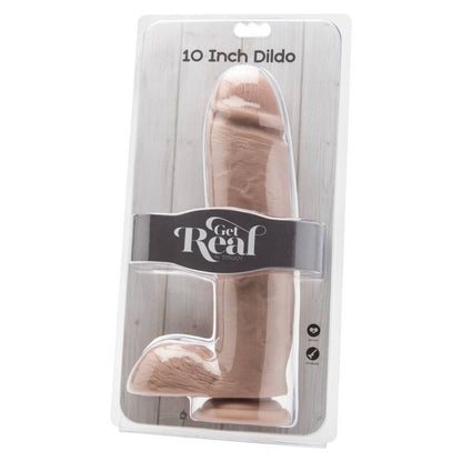 Dildo 25,5 cm con palle di pelle di Get Real, immagine 2