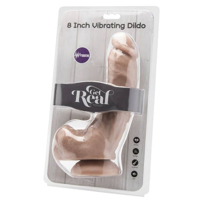 Dildo 20,5 cm con vibratore per sfere di Get Real, immagine 2
