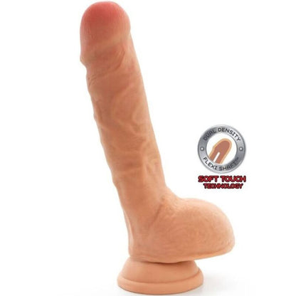 Dildo a doppia Densit 25,5 cm palle di pelle di Get Real