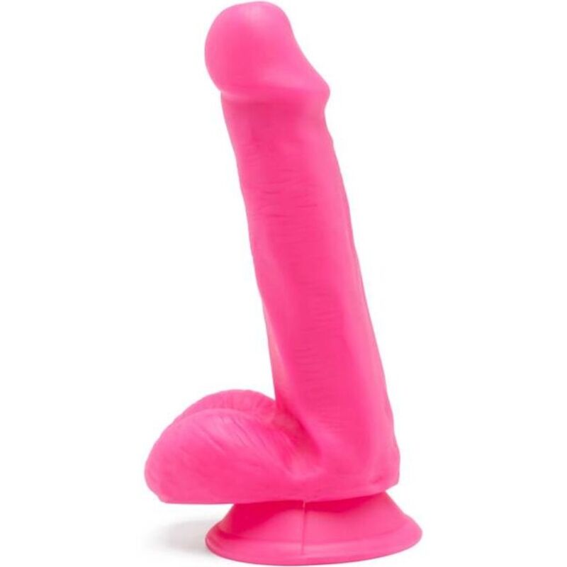 Dildo Happy dicks 12 cm sfere rosa di Get Real