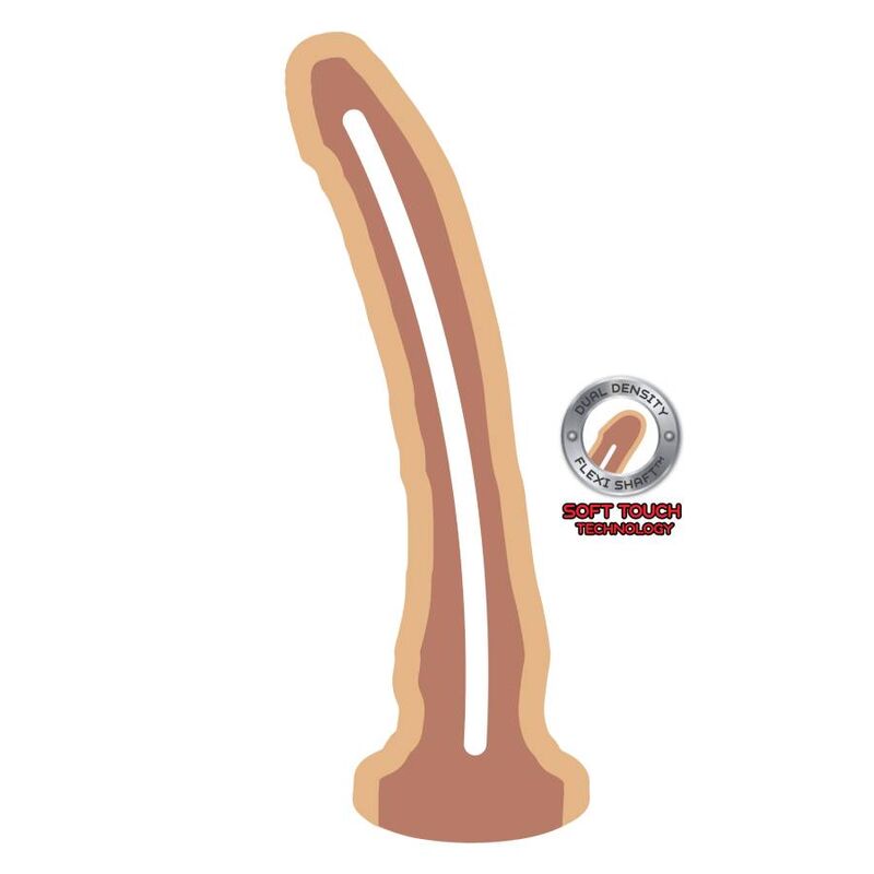 Dong a doppia Densit 23,5 cm pelle di Get Real, immagine 2