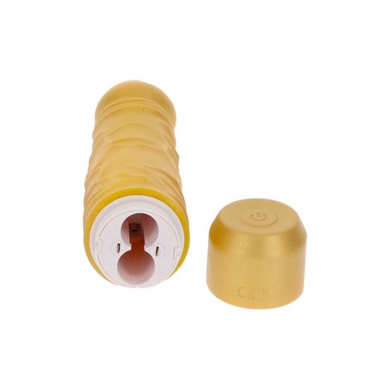 Vibratore originale gold Dicker oro di Get Real, immagine 7