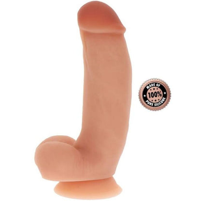 Dildo in silicone 18 cm con palle in pelle di Get Real