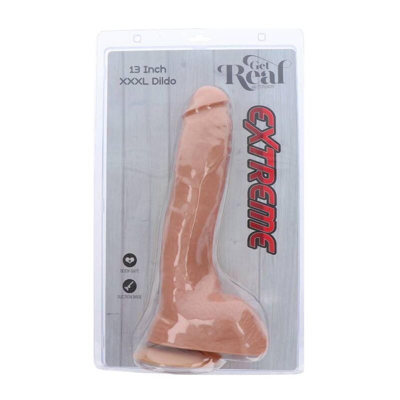 Dildo XXXL estremo 34 cm pelle di Get Real, immagine 5