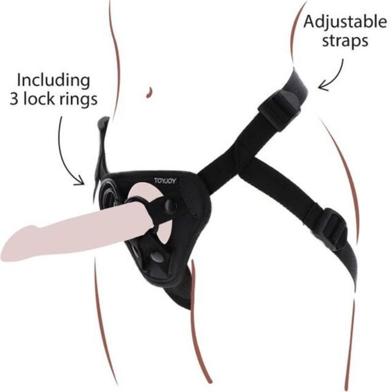 Imbragatura con cinturino nera di Get Real