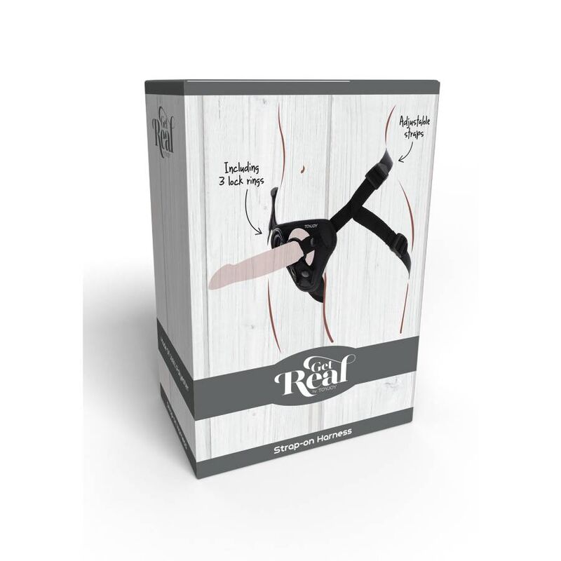 Imbragatura con cinturino nera di Get Real, immagine 9