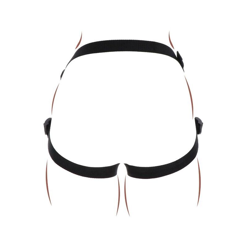 Imbragatura con cinturino nera di Get Real, immagine 8