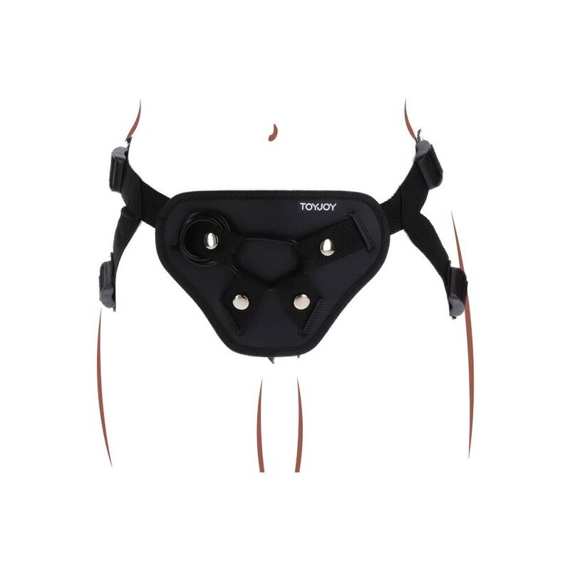 Imbracatura deluxe con cinturino nero di Get Real, immagine 4