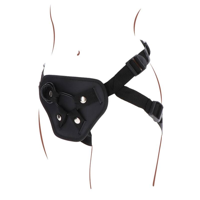 Imbracatura deluxe con cinturino nero di Get Real, immagine 5