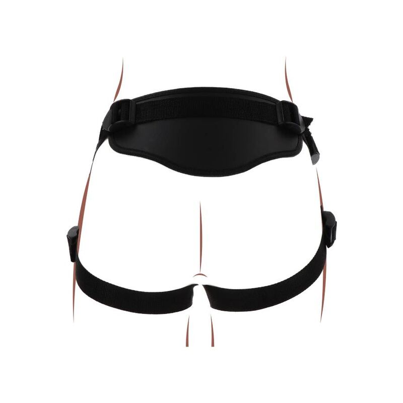 Imbracatura deluxe con cinturino nero di Get Real, immagine 8