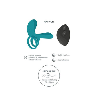Anello vibratore per coppia verde di Xocoon, immagine 4