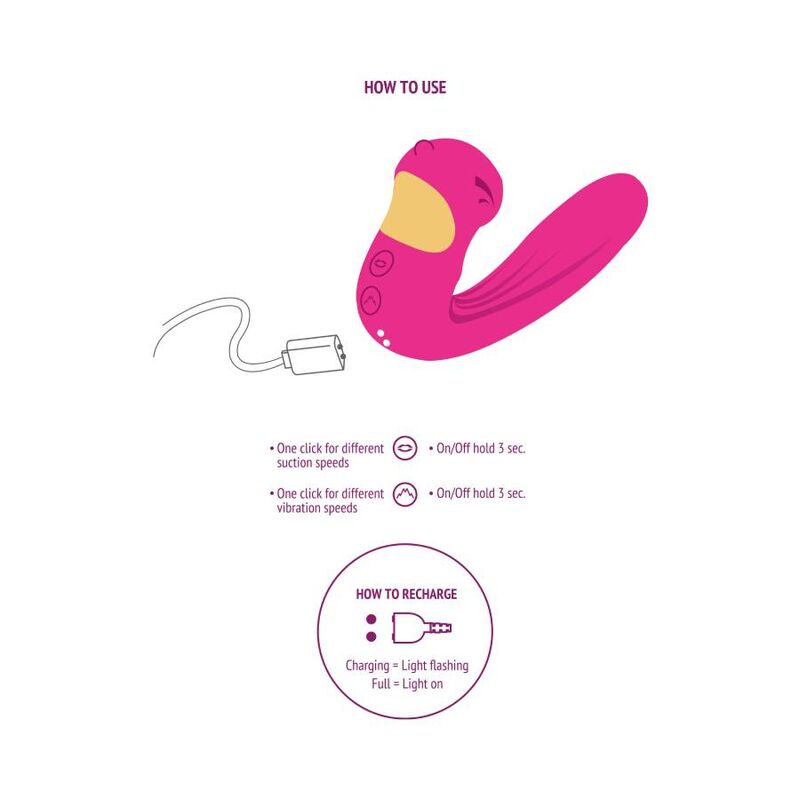 Stimolatore Celestial love vibe fucsia di Xocoon, immagine 8