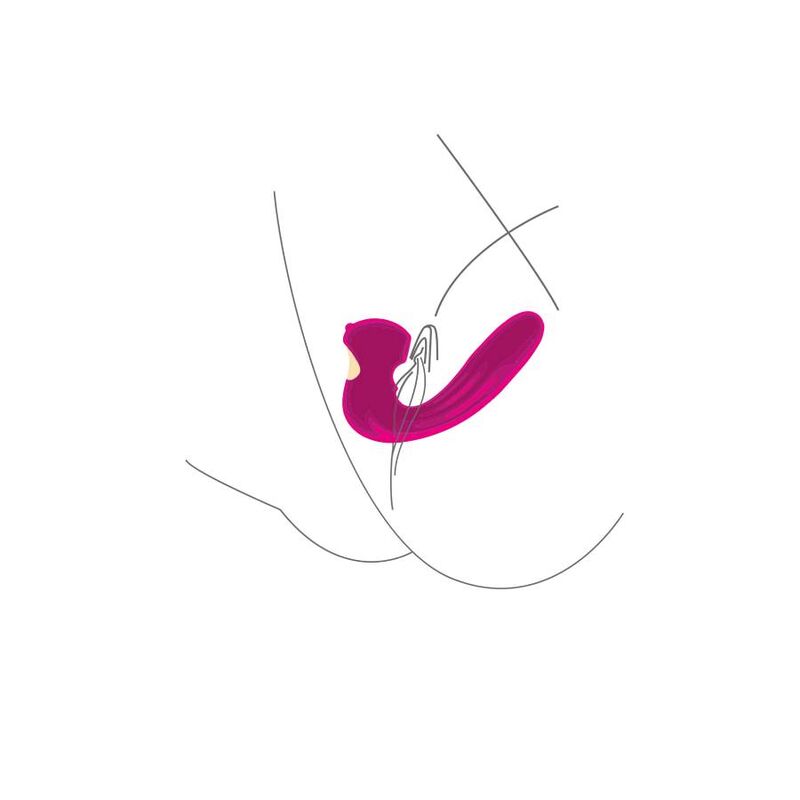 Stimolatore Celestial love vibe fucsia di Xocoon, immagine 9