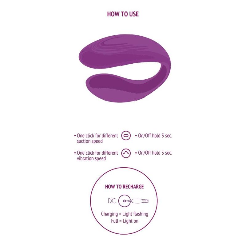 Vibratore di coppia Bound love viola di Xocoon, immagine 5